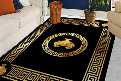 replica versace area rug|versace rug for sale.